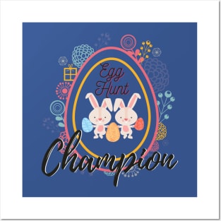 Egg hunt champion Shirt Posters and Art